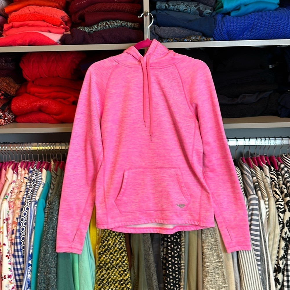 Pony hot pink long sleeve hoodie size S